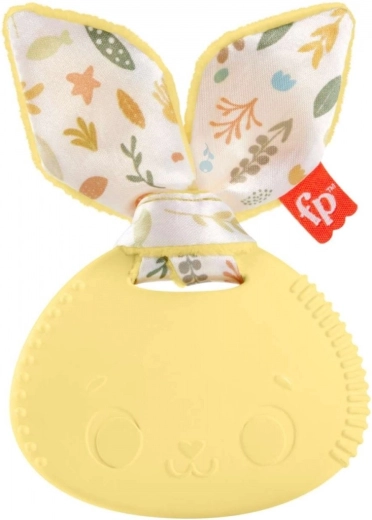 Silikonski grizalo zajček Fisher-Price Sensimals