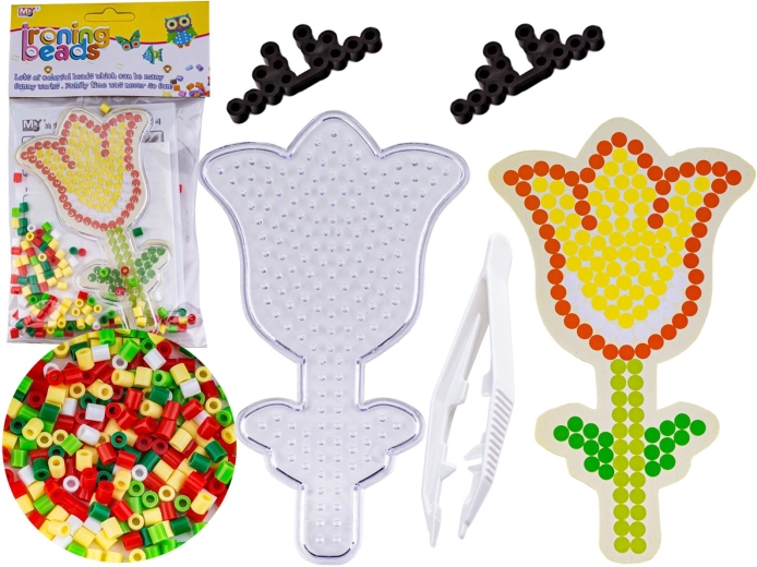 Iron-on beads – Sunny tulip (template in a bag)