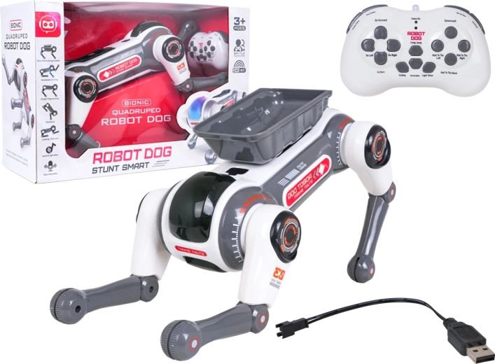 Robotski pes na daljinsko upravljanje Aidog z lučkami – 1 kos