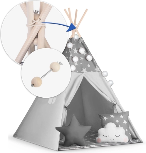 Stabilna lesena konstrukcija + stabilizator gratis