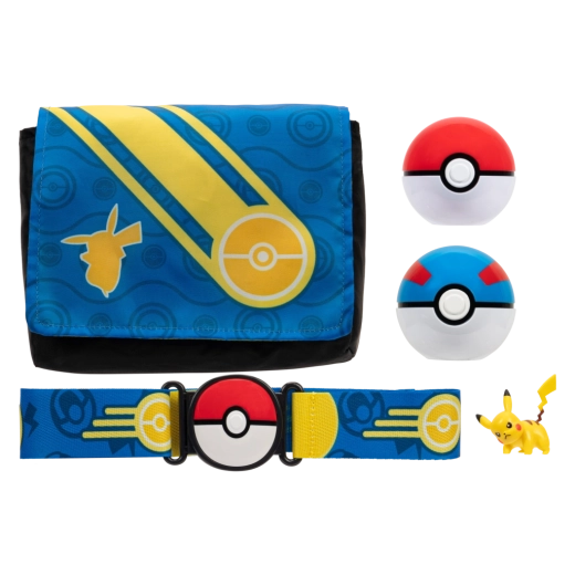 Adjustable belt with Poké Ball clips