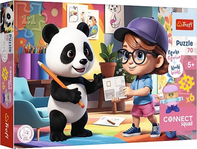 Puzzle Connect Amy 70 koščkov