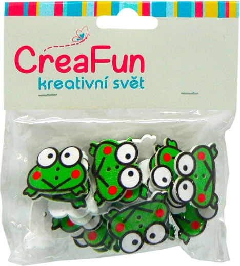 Leseni kroglici žaba 20 kosov 2,5 × 2 cm