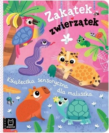 Kotiček za živalice – senzorična knjigica s silikonskimi elementi