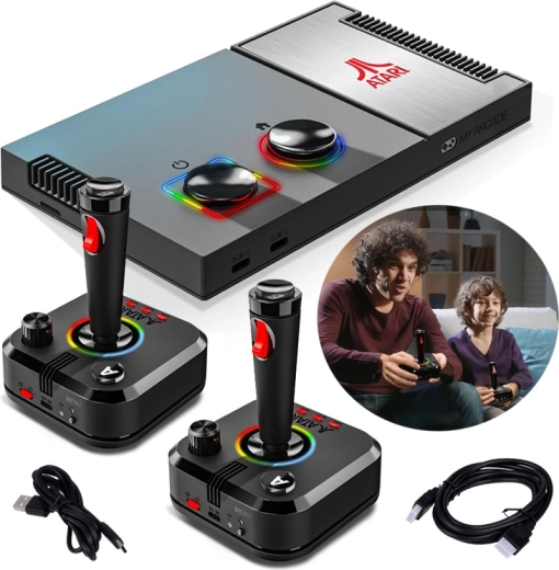 retro igralna konzola atari gamestation pro z več kot 200 igrami