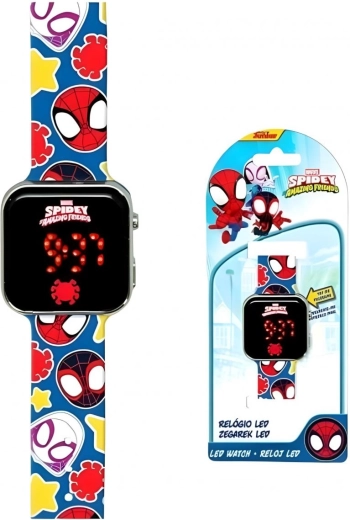 LED digitalna silikonska ura Spidey