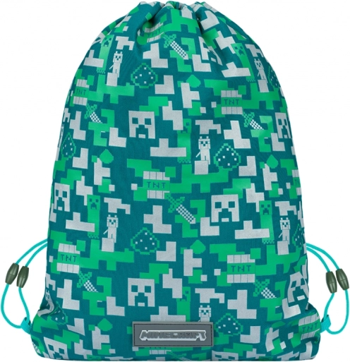 Žepni nahrbtnik s srebrnim Creeperjem iz MINECRAFT