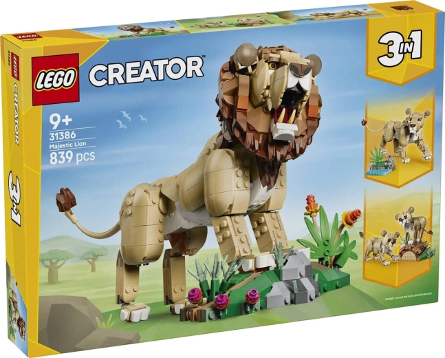 LEGO Creator Divje živali: Veličastni lev
