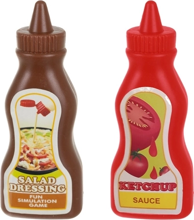 Sauces and extras like in a restaurant