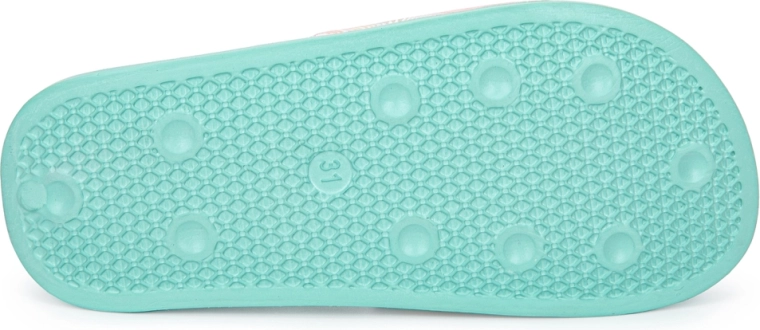 Non-slip EVA sole for a secure step