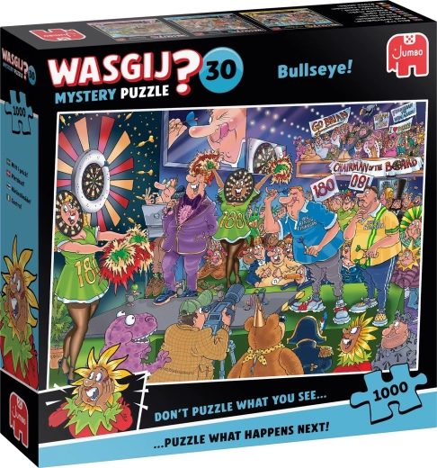 Jumbo Wasgij Mystery 30: zadetek v črno! sestavljanka 1000 kosov
