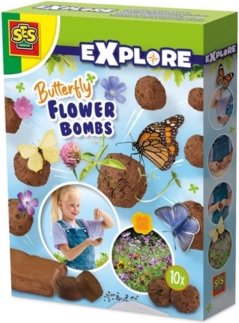 SES cvetlične bombe z metulji
