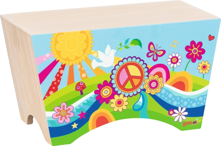 Children's cajon Flower meadow Goki - 1 piece