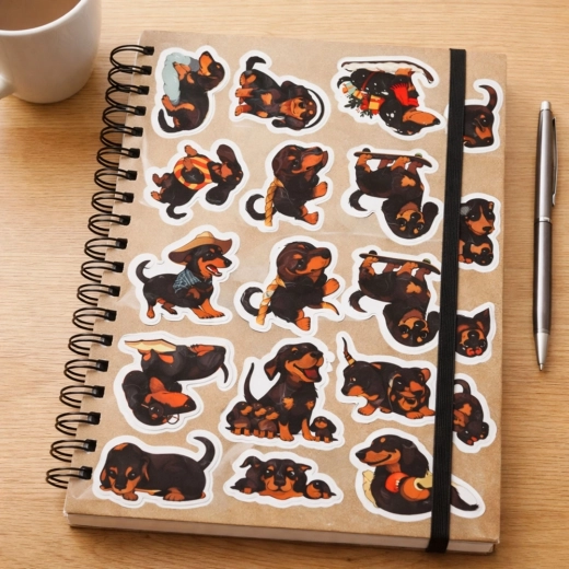 Preprosto okraševanje zvezkov in planerjev