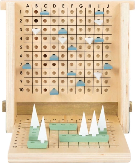 Classic naval battle for two players