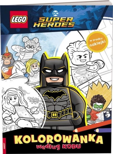 Ameet: LEGO DC COMICS Super Heroes barvanka po kodi s samolepkami