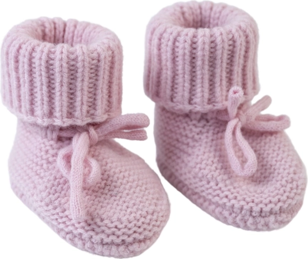 Lodger merino booties tan 0–6 months