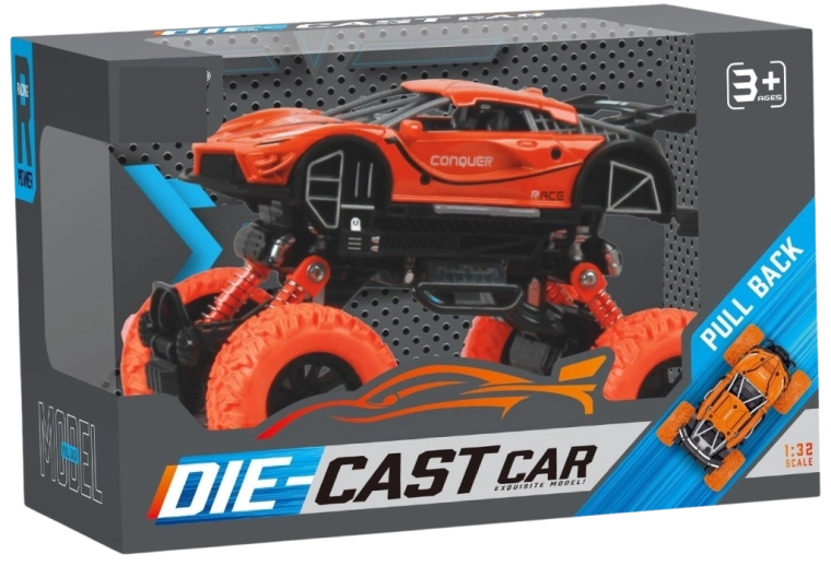Monster truck Sparkys s potegom nazaj 1:32