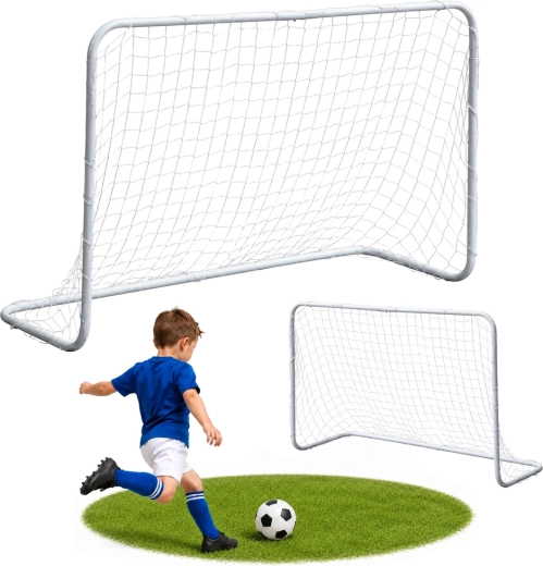 Otroški zložljivi nogometni gol 120 × 80 cm