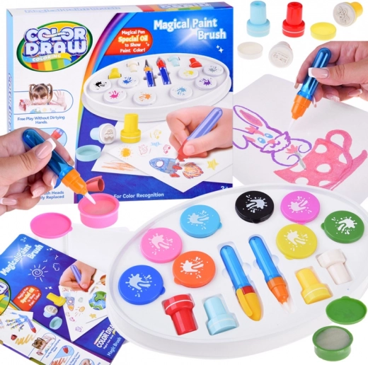 Magični vodni čopič Color Draw – komplet za slikanje z vodo z dodatki