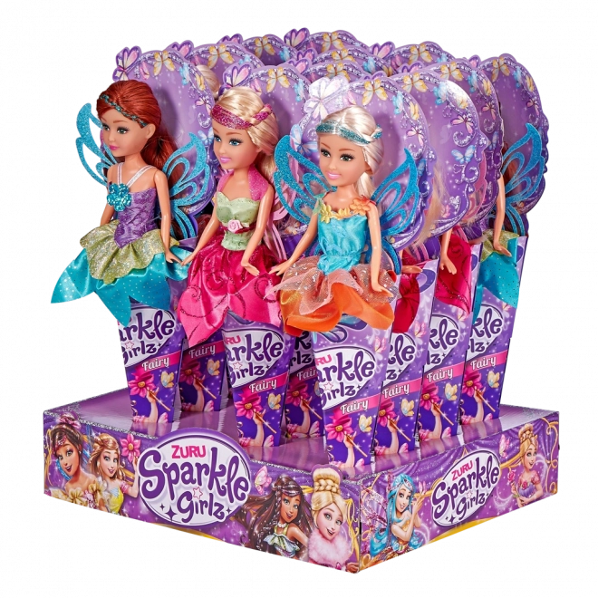 Vila Sparkle Girlz s krili v kornetku
