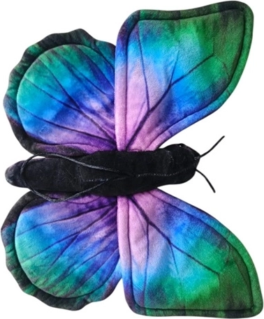 Plush Morpho Butterfly, Blue, 30 cm