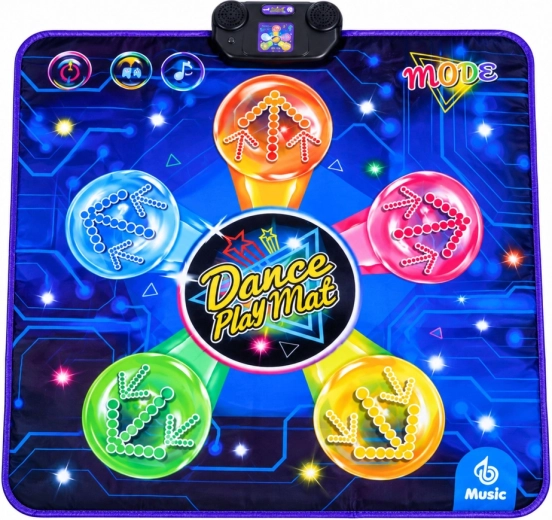 Five touch-sensitive dance fields