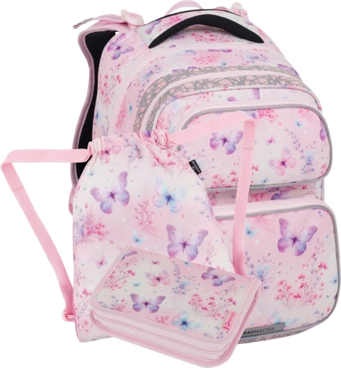 Bagmaster school set for first graders DOPI 25 A – butterflies
