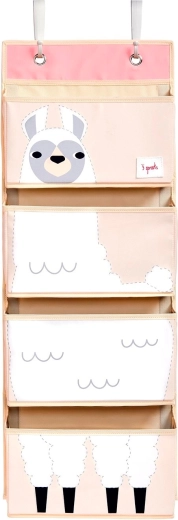 3 Sprouts viseči organizator Llama white