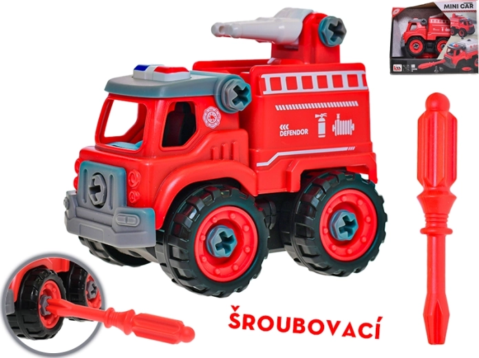 Vijačni gasilski avto 12 cm z vodnim topom