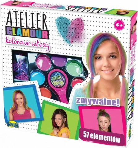 Kozmetični komplet Atelier Glamour Barvni lasje