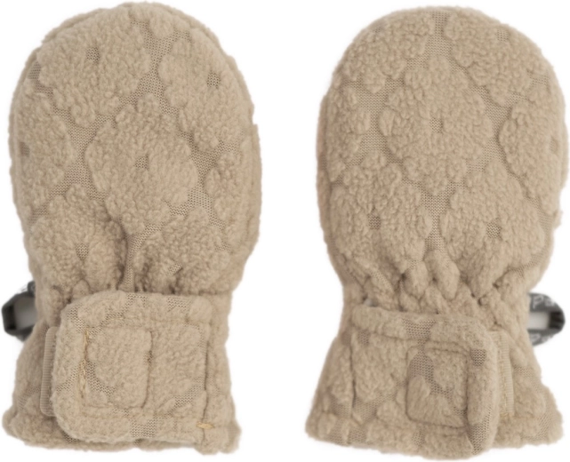 Lodger otroške rokavice brez palca Mittens Folklore Fleece bež (1–2 leti) - 1 kos
