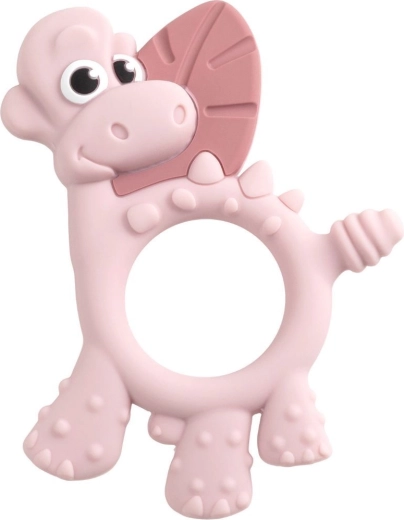 Bibado multisenzorično grizalo Dotty the Dinosaur blush - 1 kos