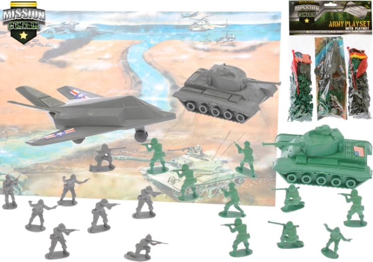 Mission Control komplet mini vojakov z dodatki