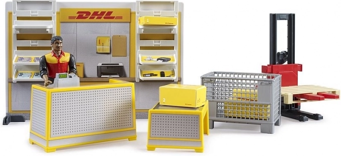 Bruder BWORLD Paketomat DHL z dodatki