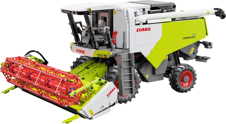 Realistični žetveni heder in izpustna cev