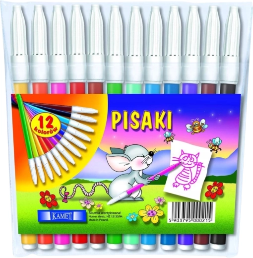 Flomastri KAMET 12 barv