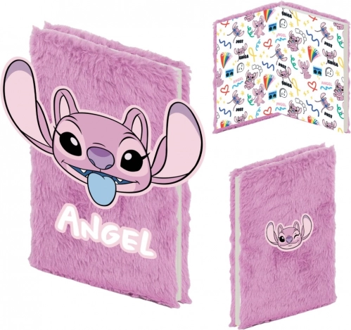 Plišasti spiralni zvezek Lilo & Stitch – Angel