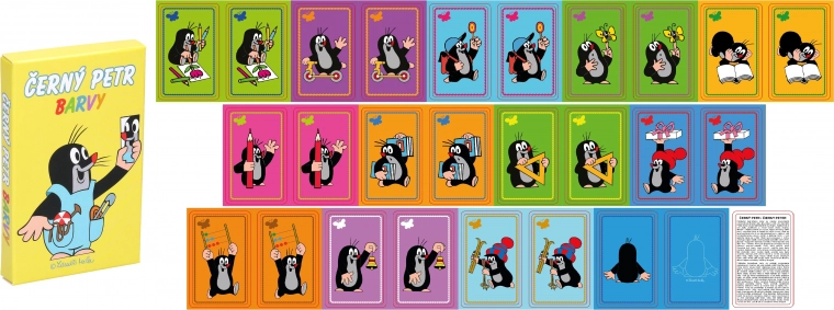 Krtek – Črni Peter: barve