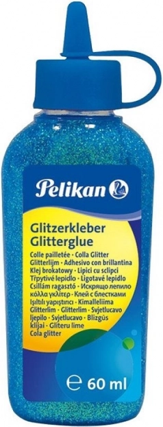 Lepilo z bleščicami PELIKAN 60 ml turkizno