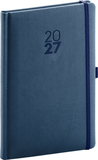 Notique tedenski rokovnik Diamante 2027 moder 15 × 21 cm