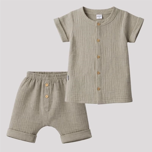 New Baby muslinska srajca in kratke hlače linen za dojenčke 92 (18–24 mesecev)