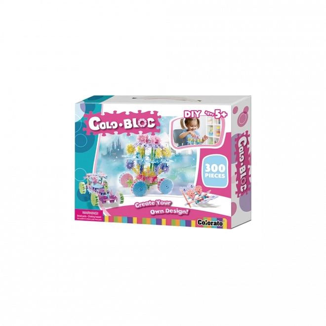 Konstrukcijski set Golo Bloc 300 kos za deklice