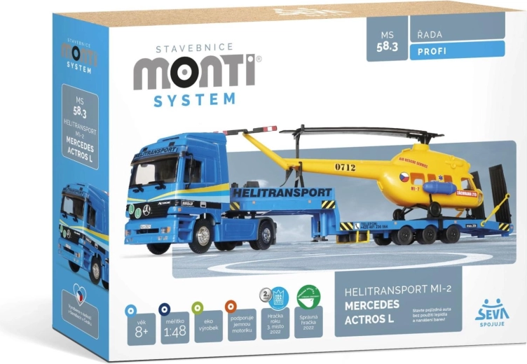 SEVA Monti System Helitransport MI-2 Mercedes Actros L gradbeni komplet