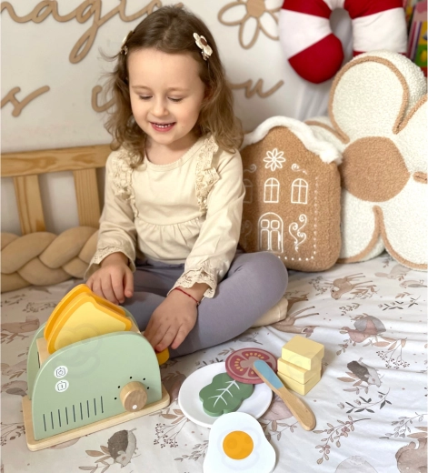 Varna lesena izdelava v pastelnih barvah
