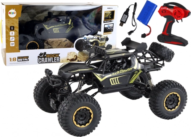 Velik terenski RC avto 1:8, 2.4G, črn