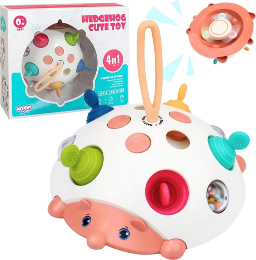 WOOPIE senzorična igrača 4v1 ježek pop-it