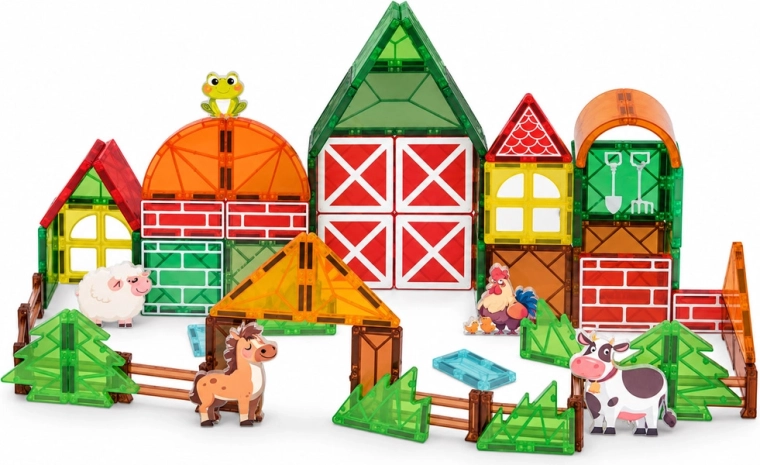 Complete farm with animals