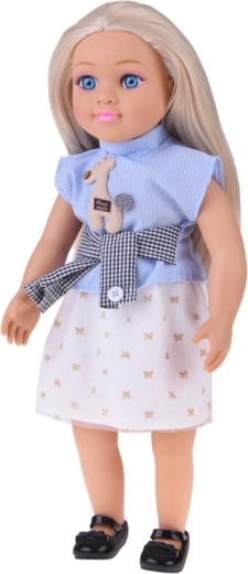 Dolgi blond lasje za česanje in pričeske