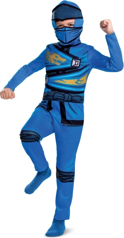 Lego Ninjago kostum Jay za otroke 7–8 let